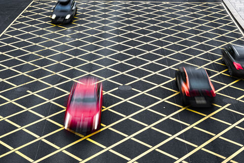 желтая разметка