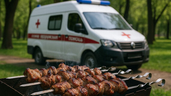 Шашлык, скорая