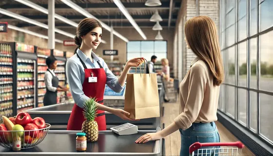 пакеты в магазине пакеты в магазине