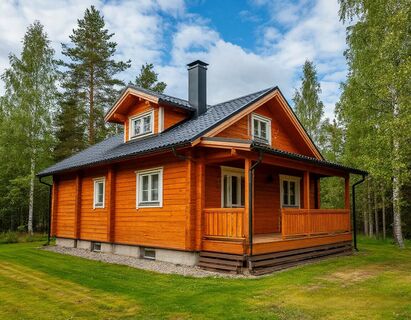 В Финляндии деревянные дома обрабатывают только так: древесине нипочем пожары, влага и плесень – бюджетное средство своими руками