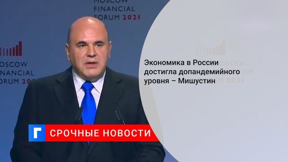 Экономика в России достигла допандемийного уровня – Мишустин 
