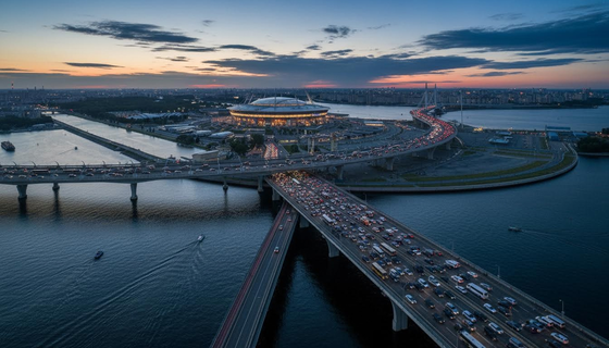 остров, дороги