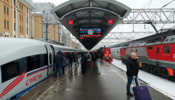 С какого вокзала в Москве отправляются «Сапсаны» до Санкт-Петербурга?
