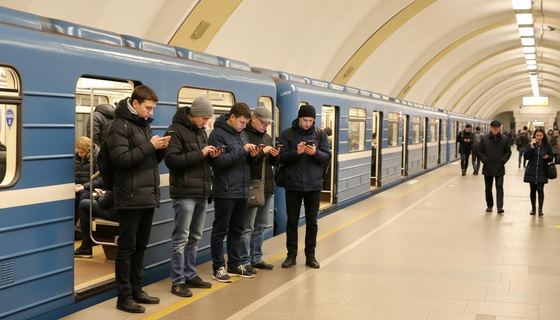 метро, пассажиры