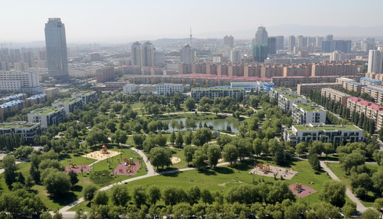 китай, город