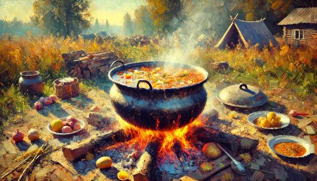 «Хочешь ешь, хочешь не ешь»: как шеф-повара готовят кулеш на майские праздники — захотите повторить рецепт на даче