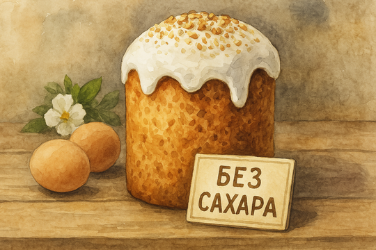 «Без вреда для здоровья»: рецепт диетического кулича для диабетиков 