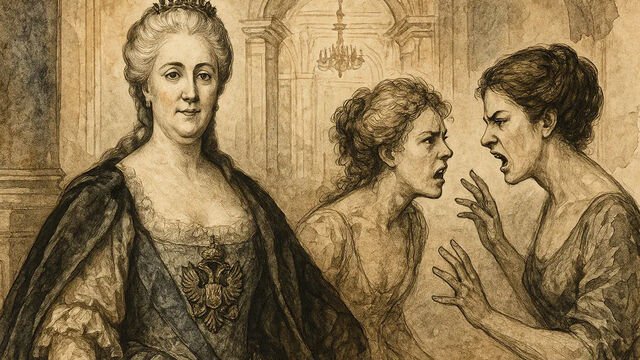Екатерина Великая разрешала проводить поединки среди женщин в Петербурге: они были более жестокие, чем мужские