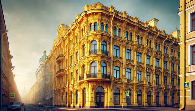 Город желтых фасадов: почему в Петербурге редкие дома выкрашивали в другие цвета