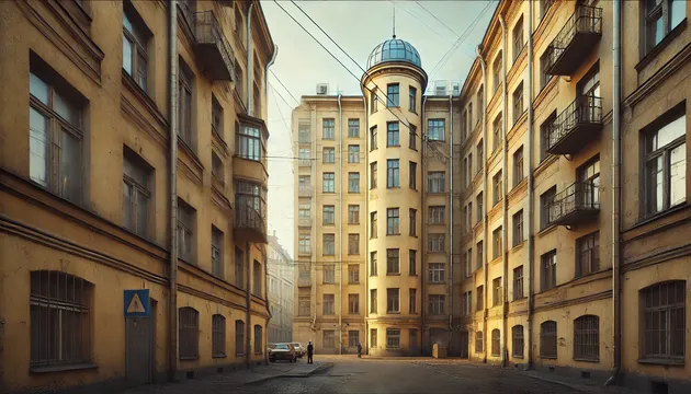 В Петербурге даже заброшенные лифты могут стать достопримечательностью: этот деревянный видно с улицы