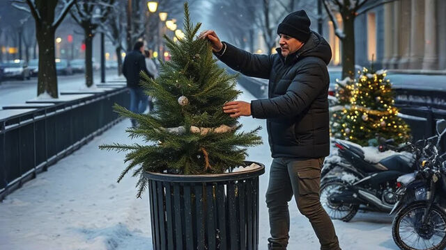 Штраф от 2 000 до 5 000 рублей: петербуржцам напомнили о правилах утилизации елок