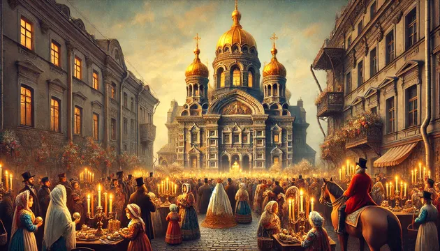 На кладбище сразу не шли: как в дореволюционном Петербурге справляли Пасху
