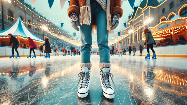 «Скользкая дорожка» в Петербурге: сколько стоит посещение самого необычного катка без коньков 
