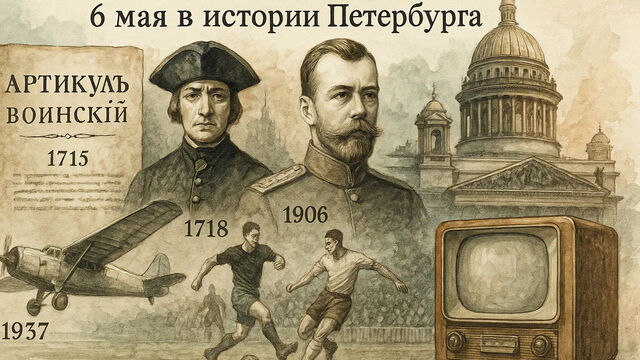 От «Артикула воинского» до первого советского телевизора: чем запомнилось 6 мая в истории Петербурга