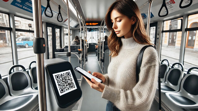 В автобусах Ленобласти появились QR-коды: чем они будут полезны пассажирам