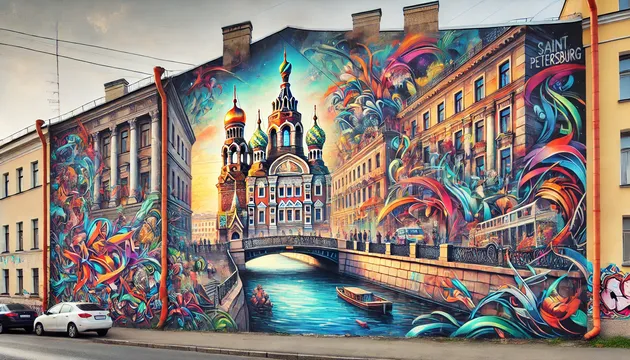 Главные уличные достопримечательности: топ-10 граффити Петербурга, признанные шедеврами