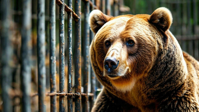 Как дела у медведицы Маши, спасенной в Ленобласти? В зоопарке рассказали об интересных событиях и любимых лакомствах животного