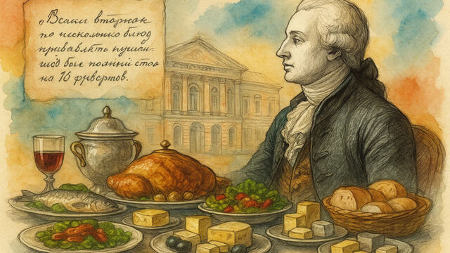 Пир во время бедности: сколько продуктов уходило на один обед у графа Шереметева и что ели его слуги