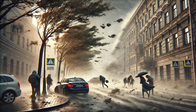 9 октября в Петербурге ожидается штормовой ветер: все так плохо, что МЧС просит оставаться дома