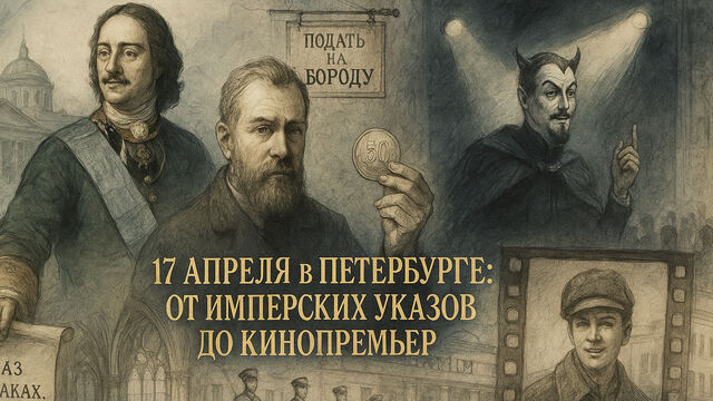 От налога на бороду до «Начальника Чукотки»: самые странные события, которые произошли 17 апреля в истории Петербурга