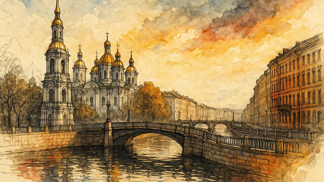 «Семь мостов» или «12 крестов» в Петербурге: самое волшебное место прямо у Никольского собора
