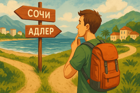 В Сочи за приключениями, а в Адлер со своим самоваром: какой курорт выбрать петербуржцам для отдыха на Черном море