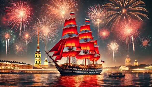 Даже белые ночи не так красивы: когда в 2025 в Петербурге пройдет фестиваль «Алые паруса»