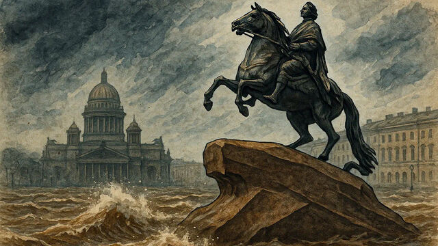 Не только дождь: как туман, потоп и ледоход писали историю Петербурга