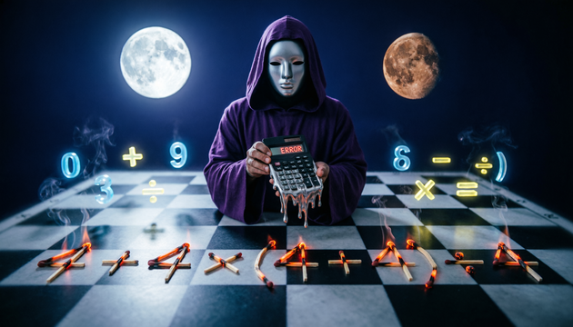 Решите простую задачу на логику: 4 + 4 × (4 + 4) : 4 = ?