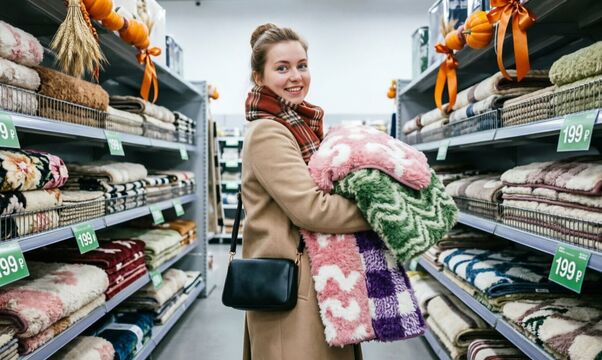 «Зефирные» коврики в Fix Price скупаю по 5 штук - но не для пола: тренд 2026 г. для спальни