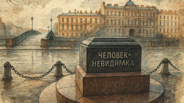 Памятник Человеку-невидимке в Питере: где стоит пустой постамент и кому он на самом деле посвящен?