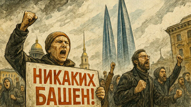 Небоскребы против истории: почему петербуржцы восстали против новых башен «Газпрома»