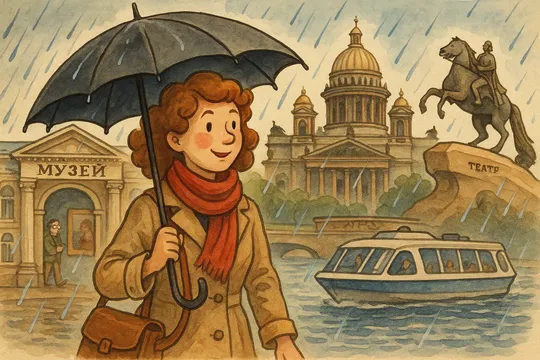 Как провести дождливый отпуск в Петербурге: проверенные советы от местных жителей