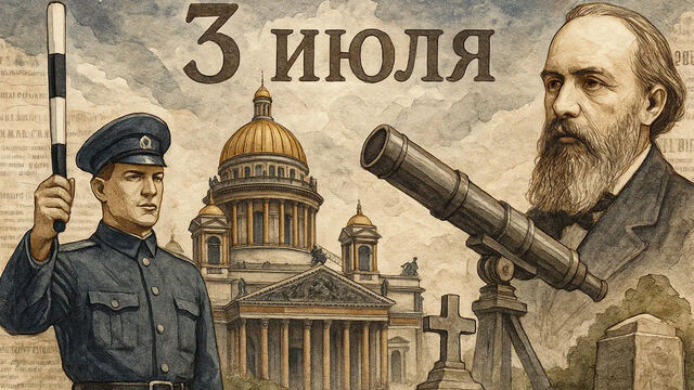 От белых жезлов до звезд: что произошло в Петербурге 3 июля в разные эпохи