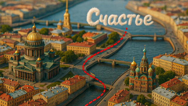 Где искать счастье в Петербурге: существует реальный адрес