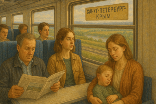 «Как тюрьма»: честный отзыв итальянца о ж/д путешествии Петербург-Крым в 2025-м
