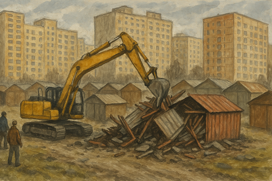 В Петербурге сотни гаражей оказались под угрозой сноса, даже законные: кого это коснётся