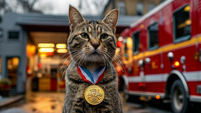 Кот-прапорщик из Москвы вслед за петербургским служебным псом может получить награду