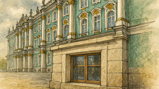 Петербургские окна под землей: почему первые этажи уходят вниз? 