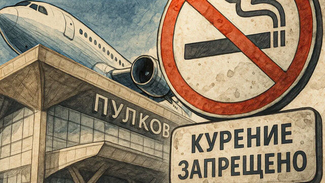 «Прям мультик про Чиполлино»: петербуржцы обсуждают платную зону для курения в Пулково
