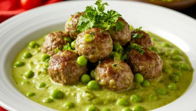Масло в фарше и нежный горошек: секрет «Скобелевских биточков»