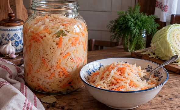 Квашеная капуста - легко: готовлю ее только по одному рецепту - хруст будет слышен за километр