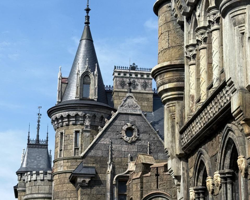 Будто в Европу съездили: средневековый замок в российском селе - горгульи и рыцари на волжских пейзажах - image 1