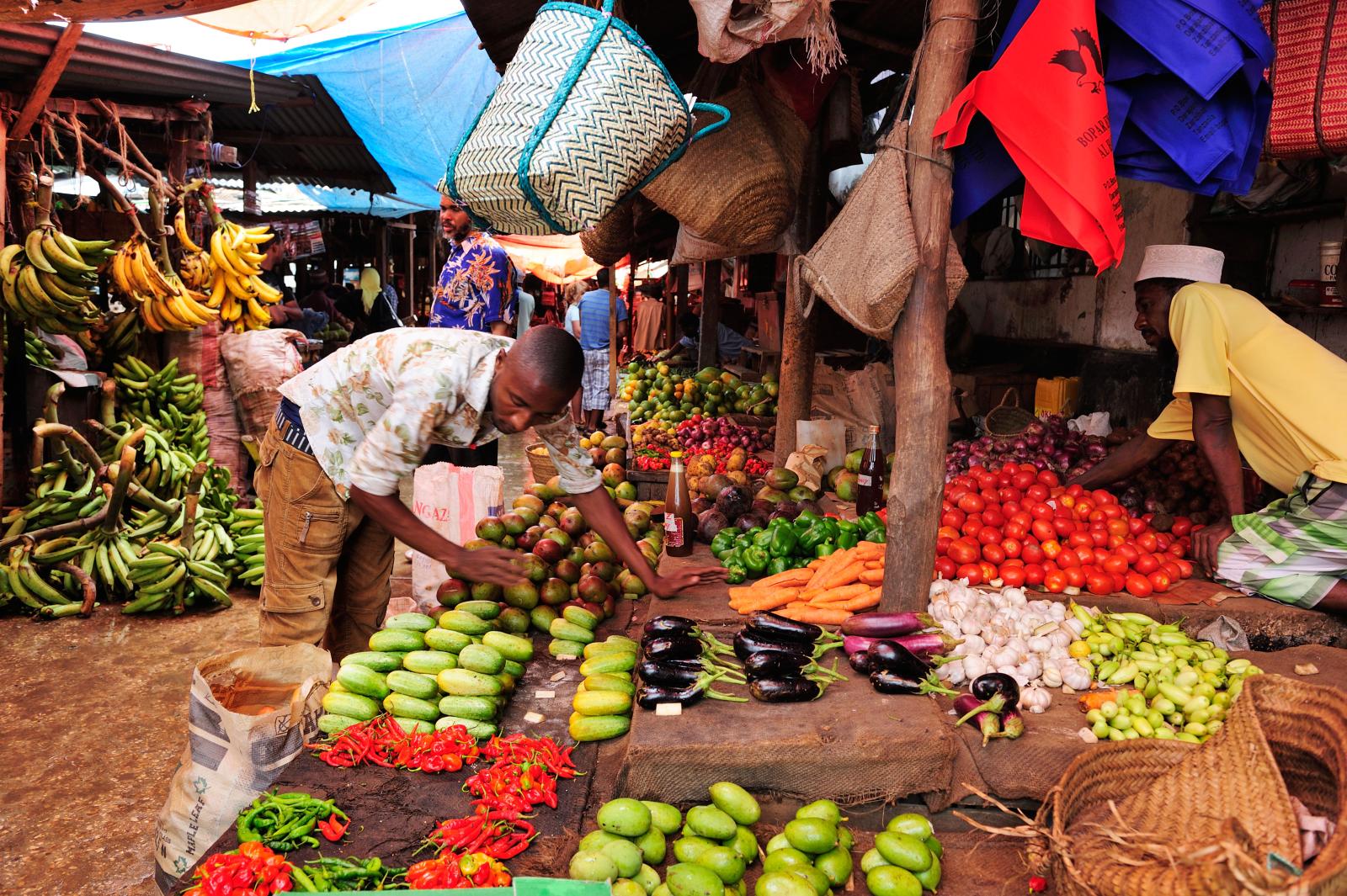 Рынок на Занзибаре