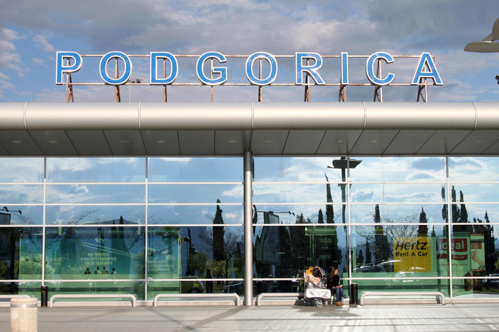 Аэропорт в Подгорице, Черногория