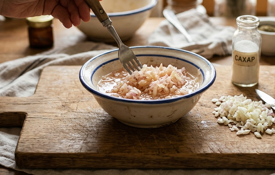 Праздничный слоёный салат "Очарование": нежность во вкусе — даже оливьешники влюбятся в него - image 1