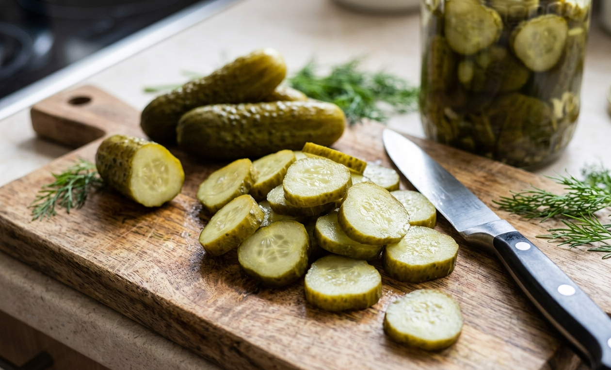 Кидаю на сковороду солёные огурцы — и получаю хрустящую вкуснятину: закуска в кляре - image 1