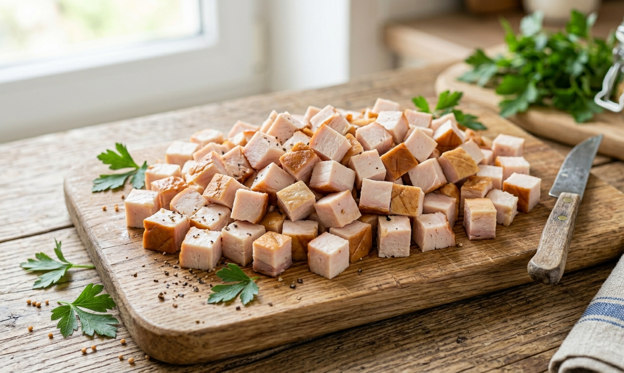 Салат-пятиминутка из корейской морковки и копчёной грудки: и на обед, и на праздник - image 1