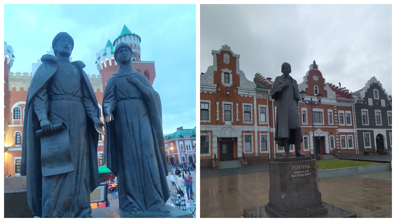 Пушкин встретился с Онегиным, а Грейс Келли - с Февронией: город России, где собраны уникальные памятники - image 1