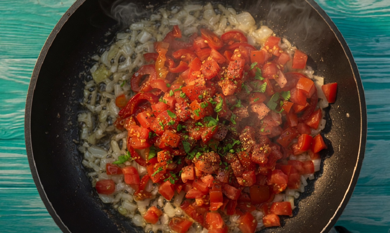 Яйца по-турецки с овощами и сыром: обычную яичницу после этого рецепта вы больше не захотите - image 1